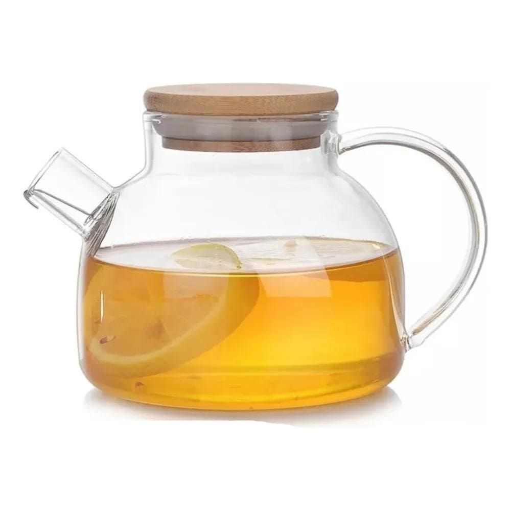 Chaleira Vidro Com Bico Coador Stanford Premium Cozinha 1L