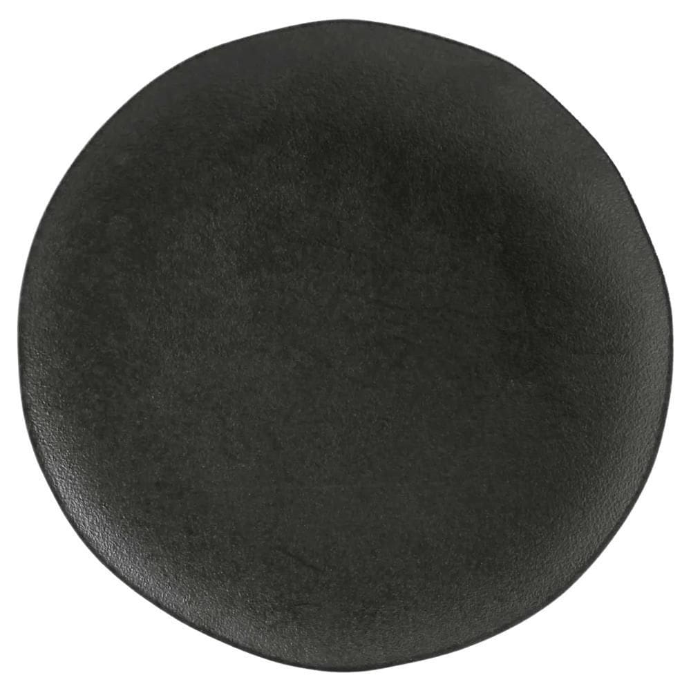 Prato Sobremesa Orgânico Carbon 19Cm Cerâmica Porto Brasil