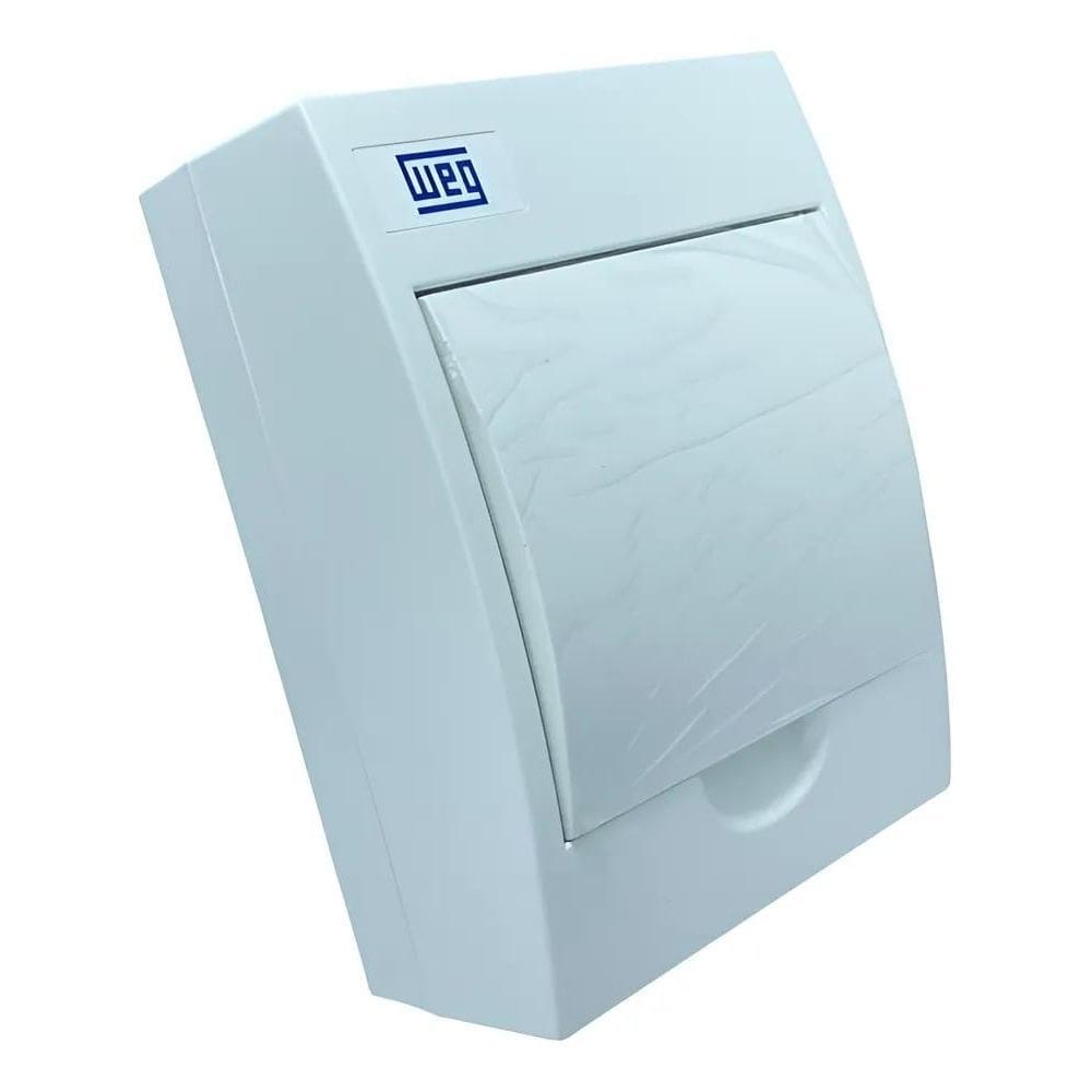 Quadro De Distribuição De Sobrepor Weg 6 Disjuntores Branco