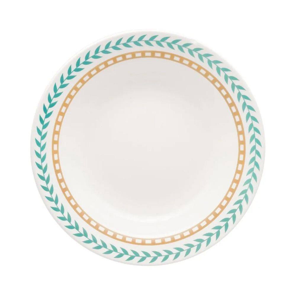 Prato Fundo Sopa Caldo Refeição 21Cm Louros Cerâmica Oxford