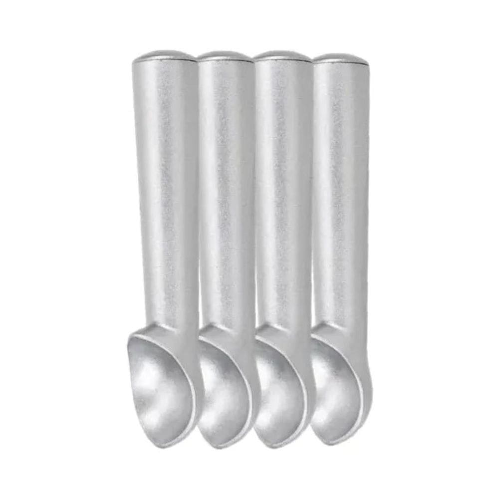 Kit 4 Colher De Sorvete Bola Em Aço Inox