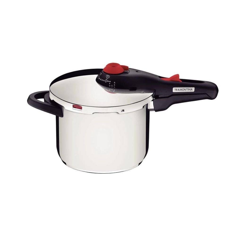 Panela De Pressão Aço Inox Antiaderente 6L Solar Tramontina