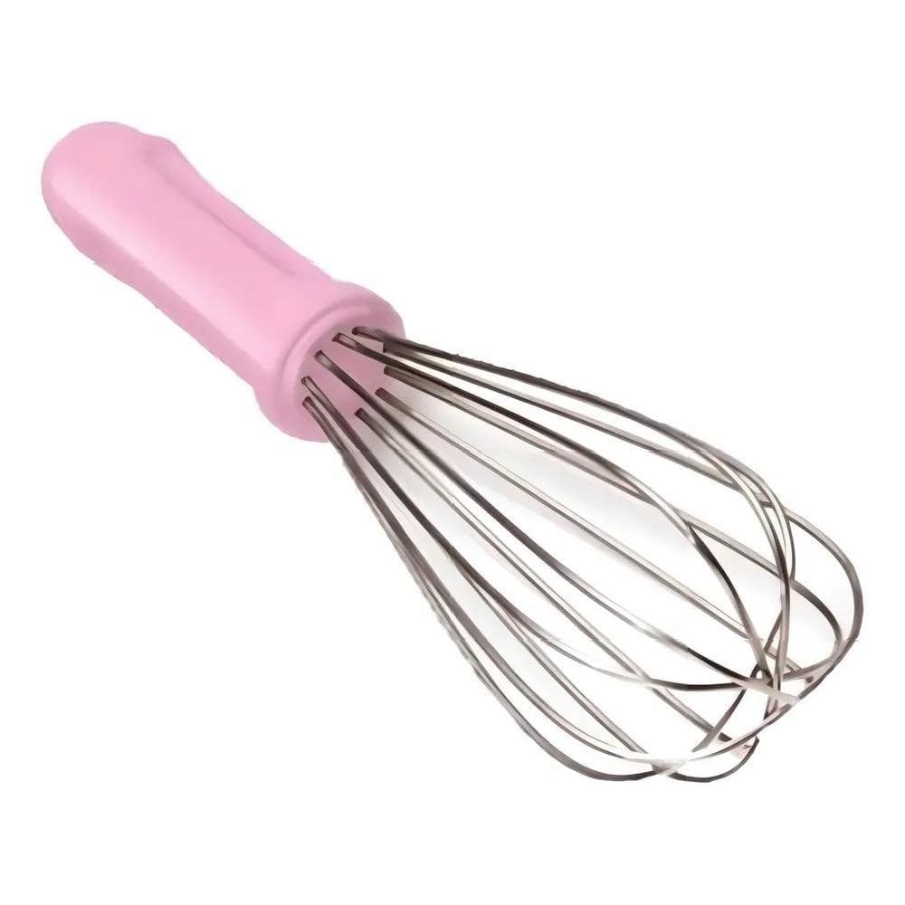 2X Batedor De Ovos Fue Massa Bolo Fouet 25Cm Inox Profission