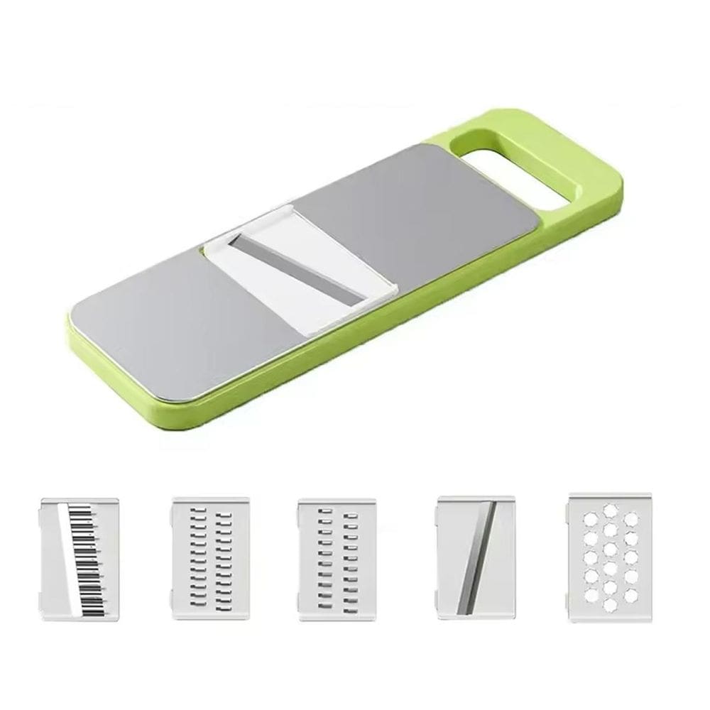 Ralador Fatiador Mandolin 5 Lâminas Cortador Legumes