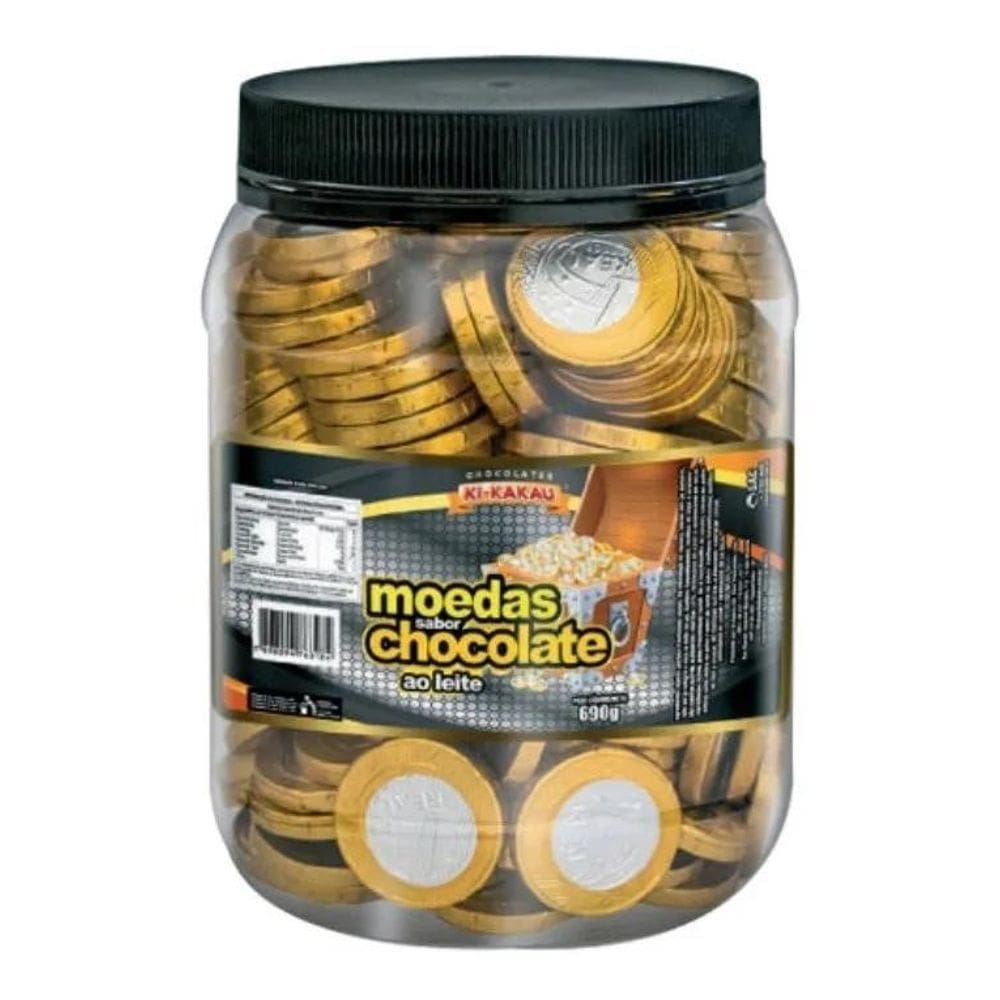 Moedas Chocolate - Pote 690G - Festa
