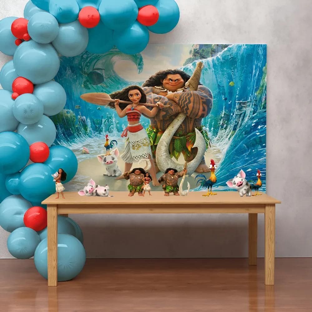 Kit Festa Aniversário Decoração Vário Moana 01
