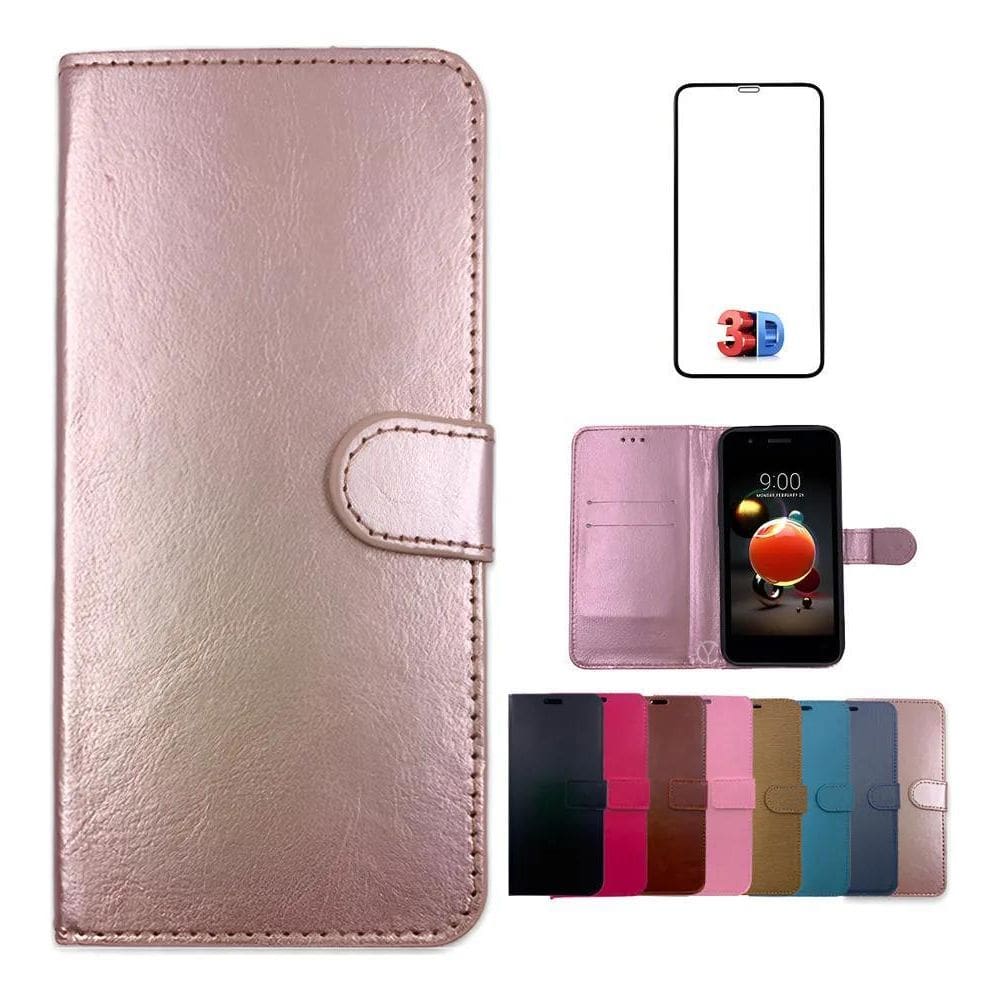 Película 3D + Capa Carteira Para M34 M53 Preto Galaxy M52