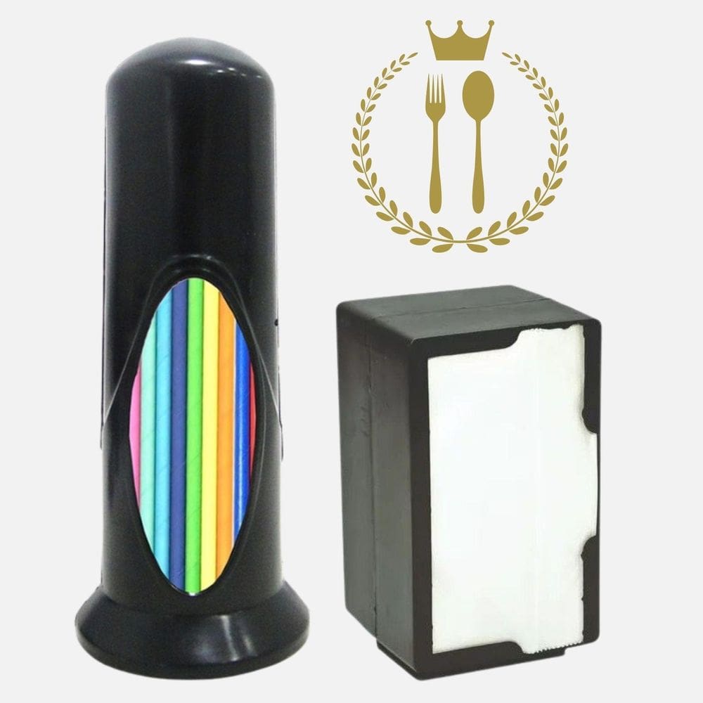 Conjunto Com Porta Guardanapo E Porta Canudo Praticidade Top