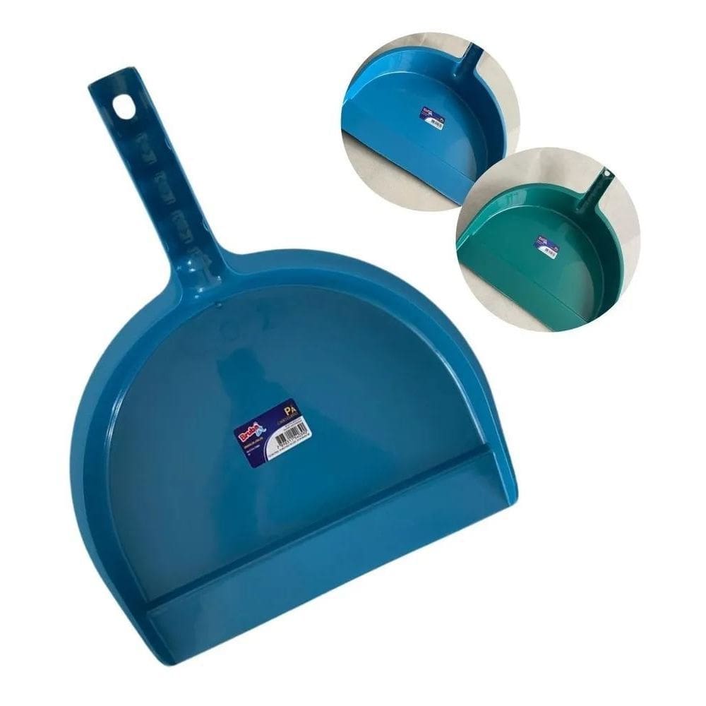 2X Pá De Lixo Curta De Mão Brubalar Limpeza