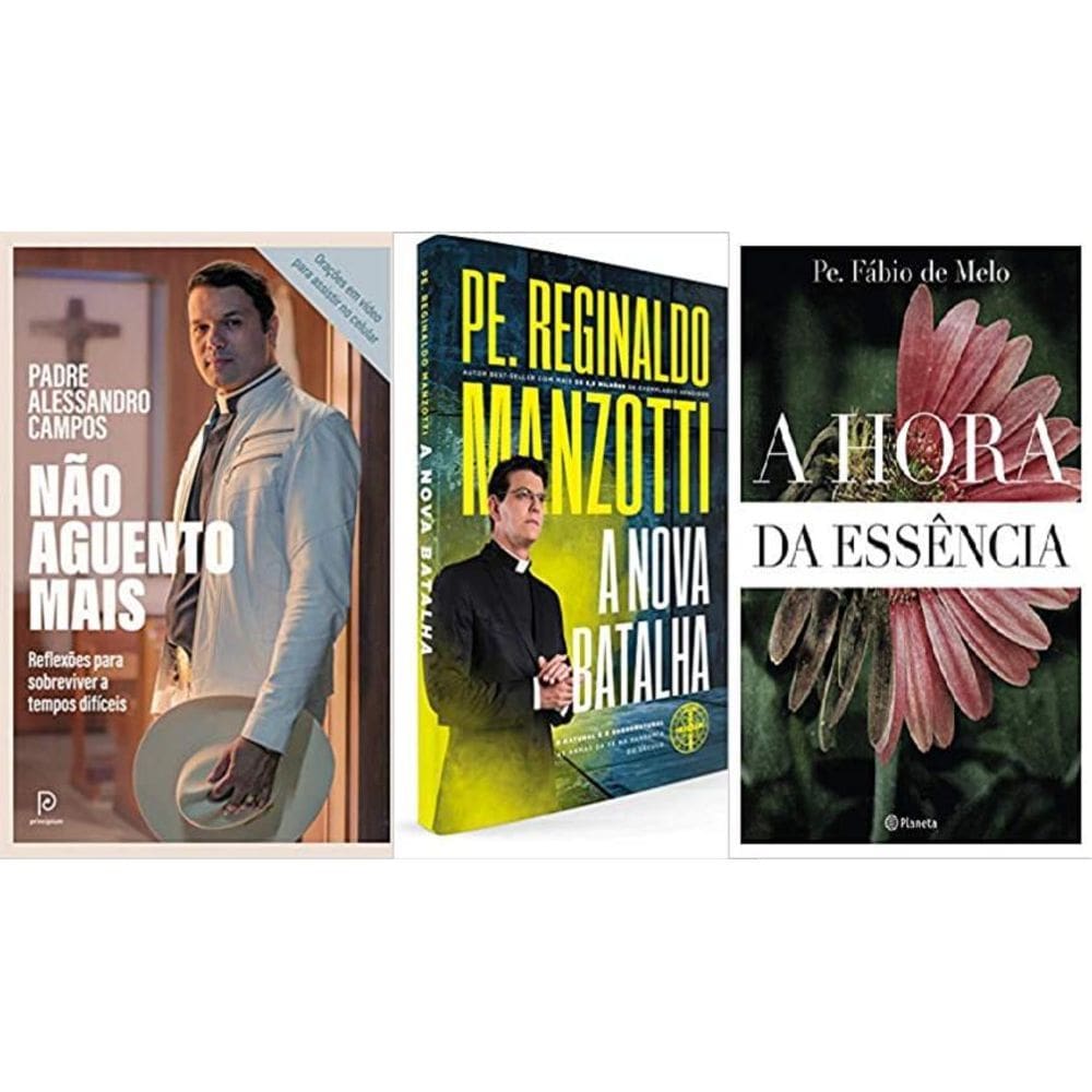 Kit 3 Livros Não Aguento Mais + A Nova Batalha + A Hora Da