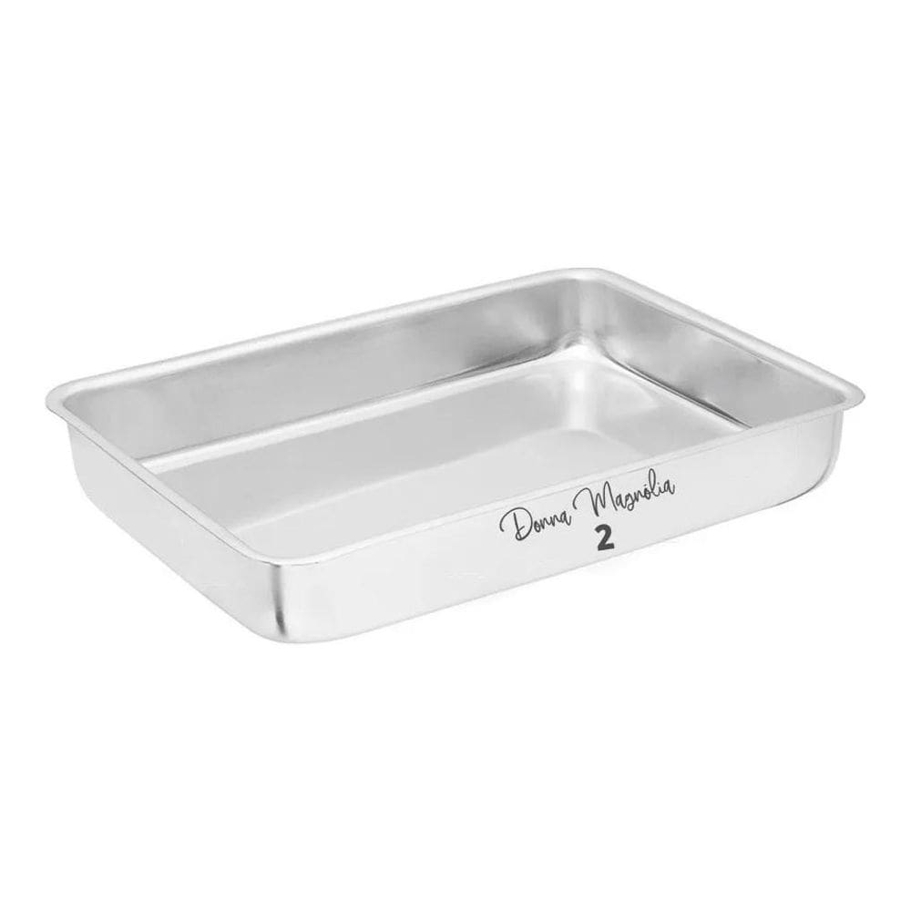 Forma Assadeira Bolo Retangular N2 Alumínio Reforçado A29