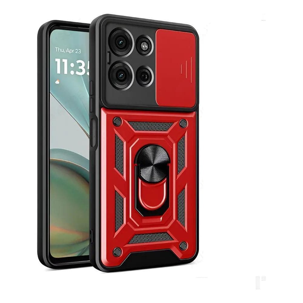 Capa Capinha Anti Impacto Militar Para Motorola Vermelho Lux