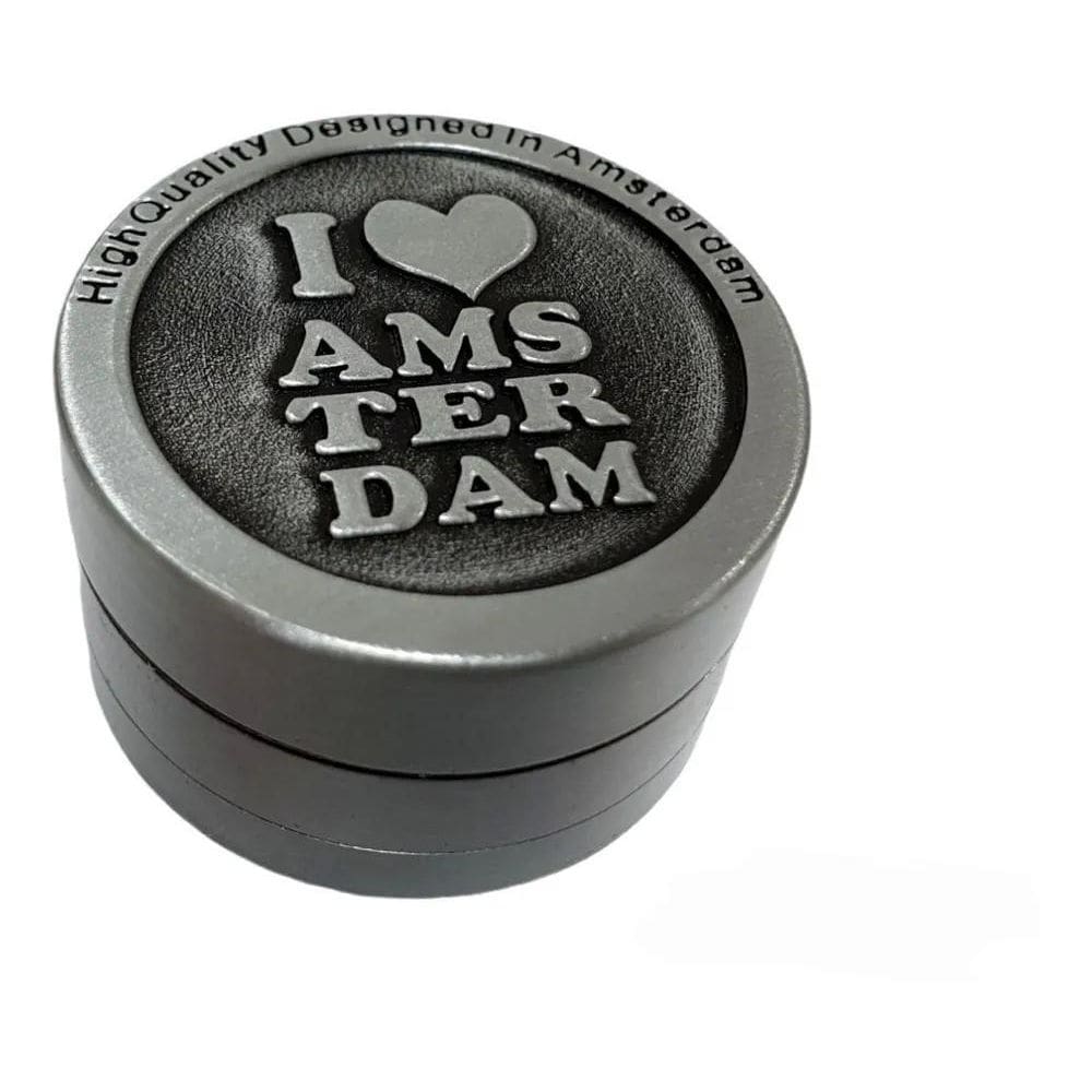 10X Dixavador De Metal Triturador Folha 3 Camadas 4Cm Peque