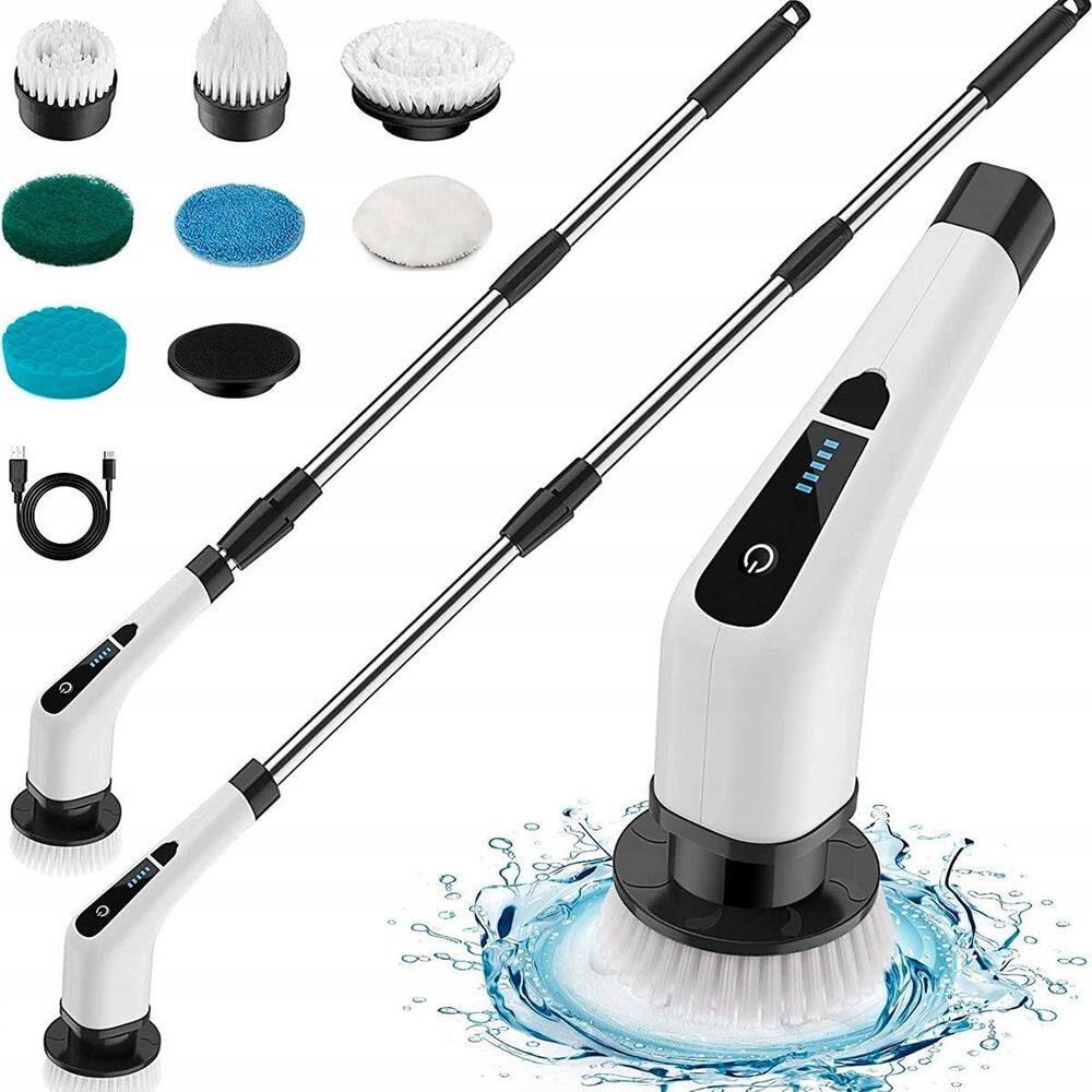 Esfregão Elétrico S/Fio Recarregável Perfeito Limpeza Chão