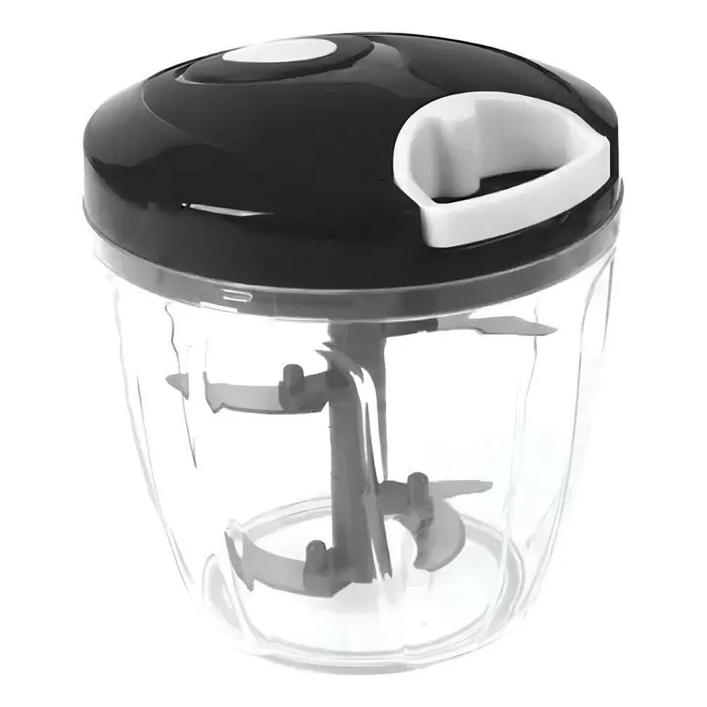 Processador Manual Triturador De Alimentos Grande 900Ml Alho