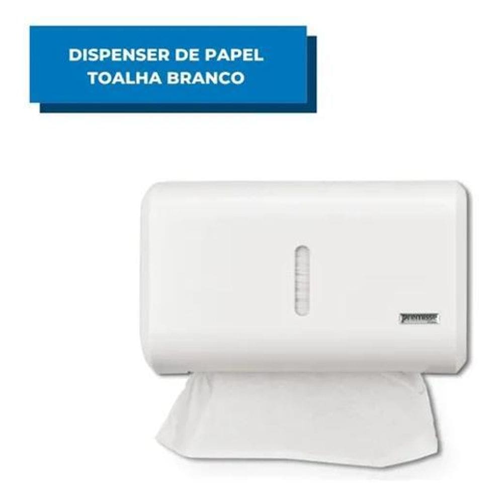 2X Dispenser Papel Toalha Interfolha Suporte Parede Banheiro