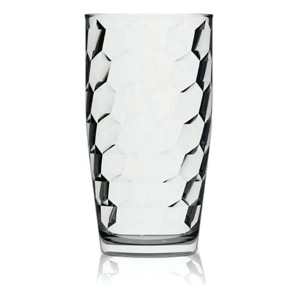 3X Conjunto De 6 Copos De Vidro Nadir 300Ml - Poema Cor Tran