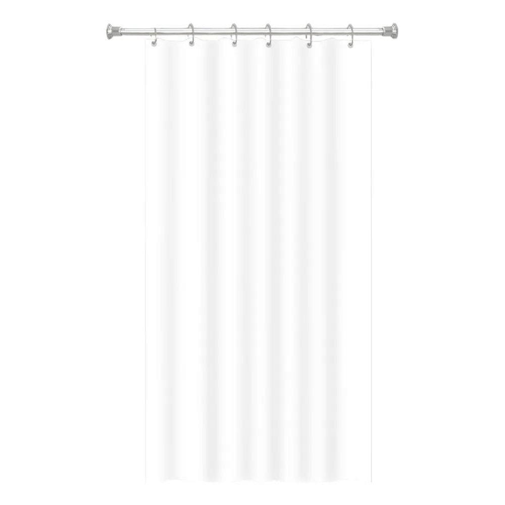 Cortina De Box Banheiro Lisa Com Gancho