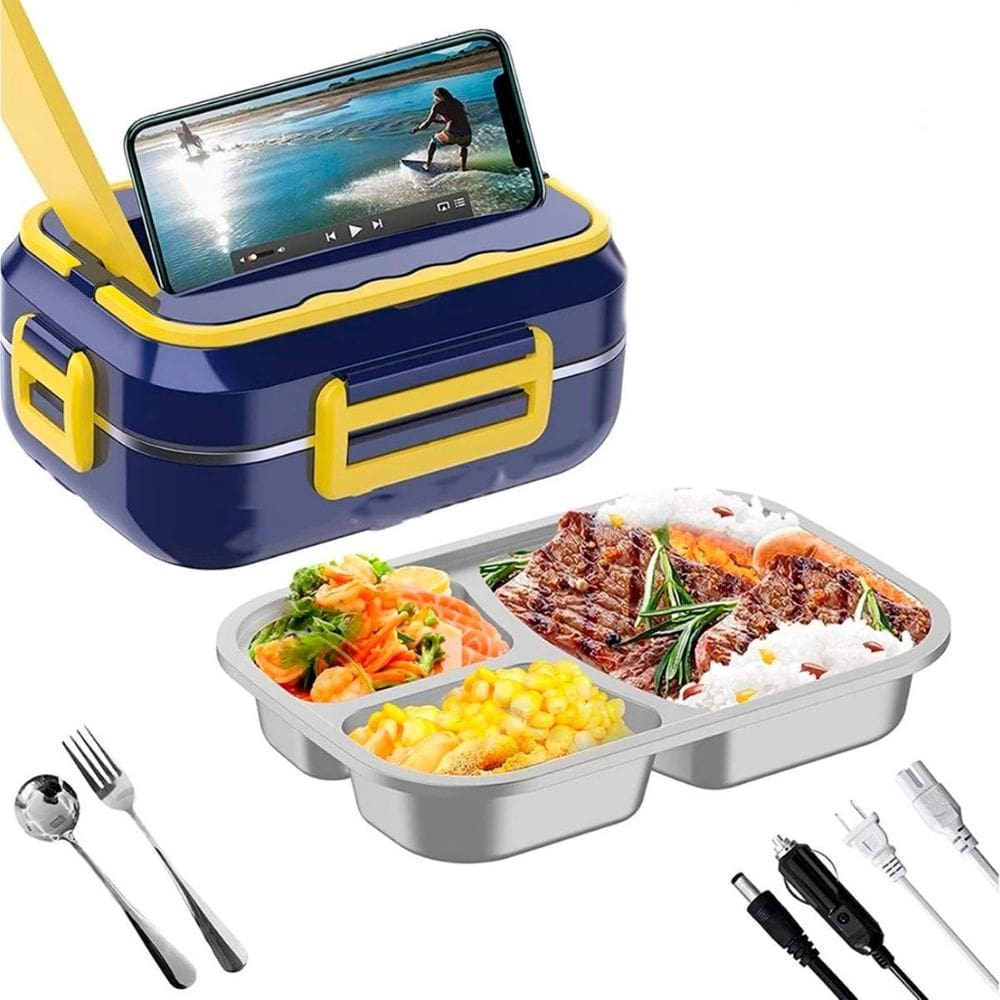 Marmita Elétrica Térmica 1.5L Almoço Recipiente