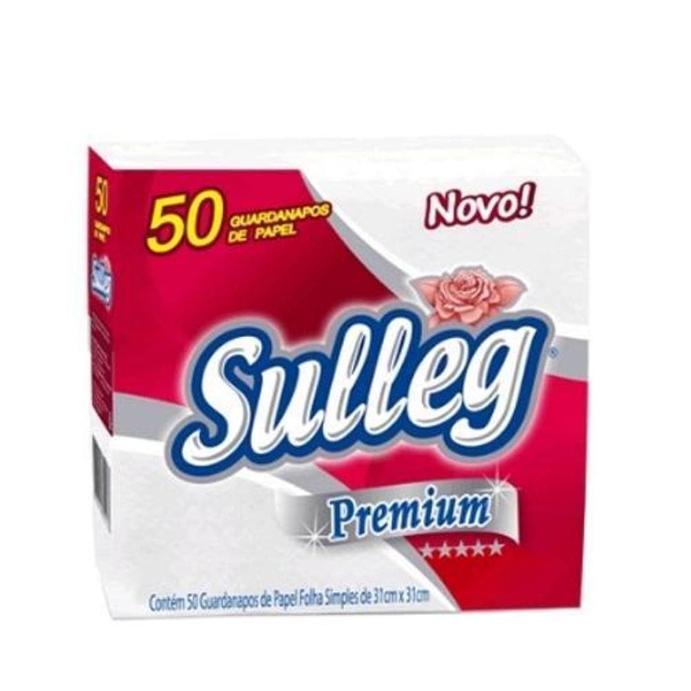 Guardanapo De Papel Folha Simples 31X31 C/50Un - Sulleg
