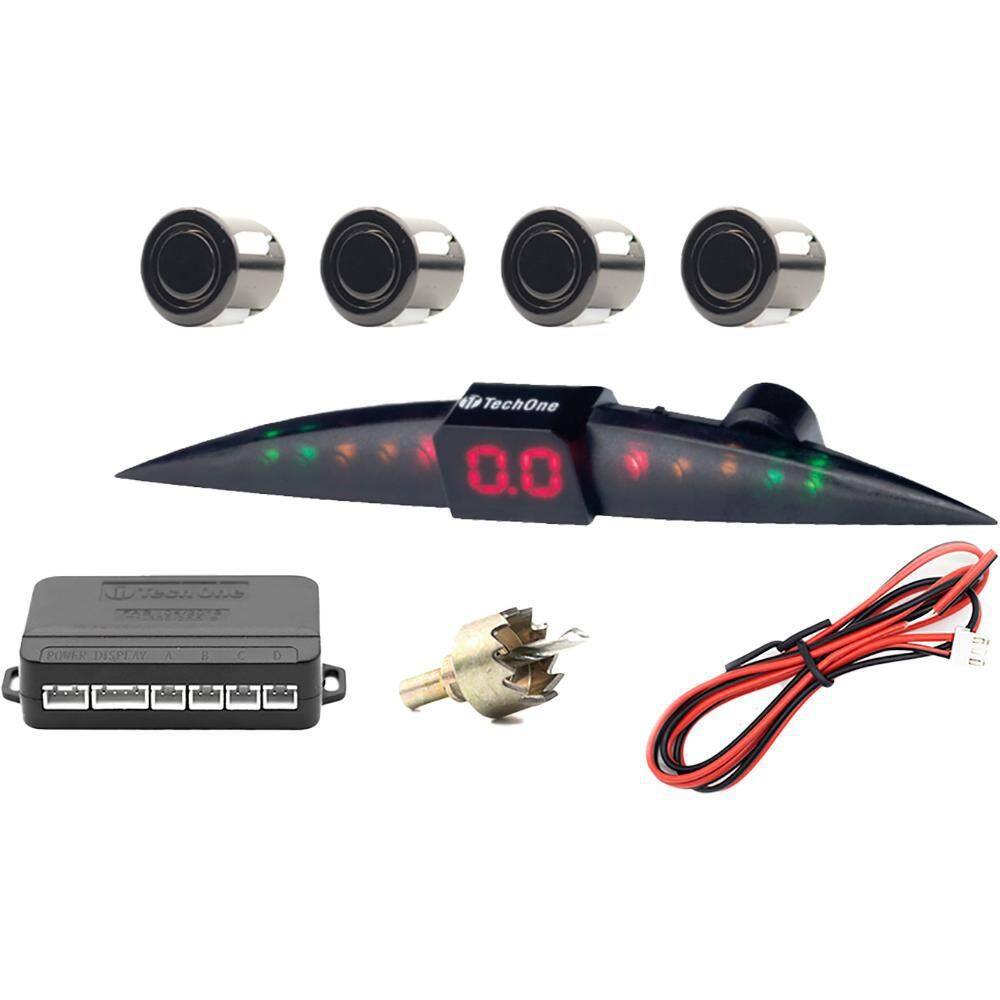 Sensor De Estacionamento Prime Preto Brilho 4 Pontos