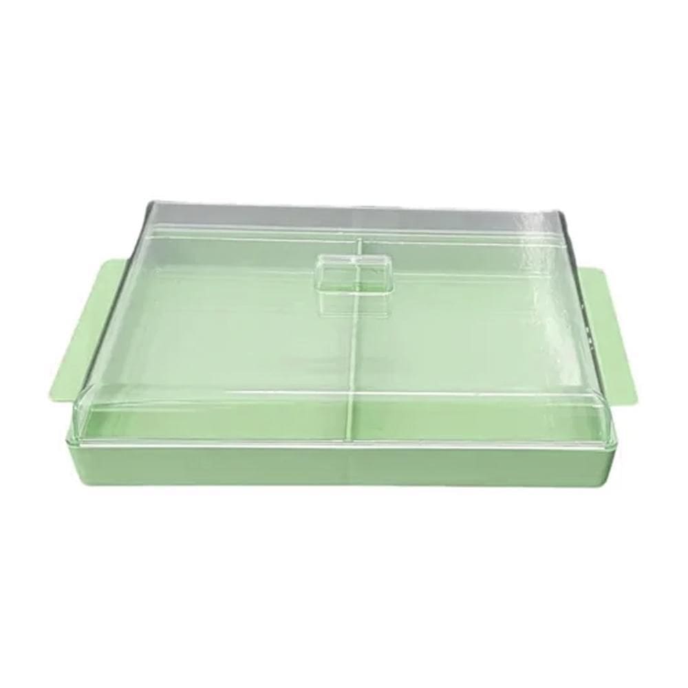 Porta Frios Duplo Em Plástico Com Tampa Acrilica