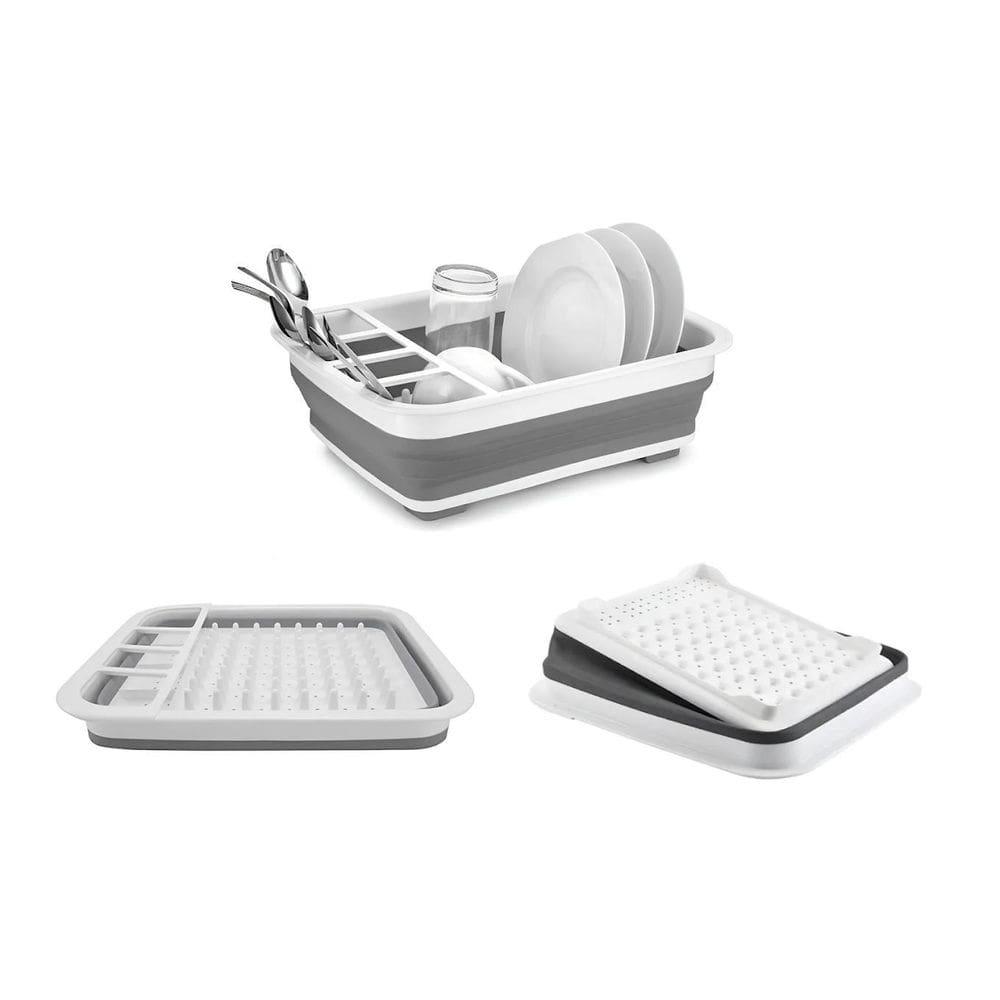Escorredor De Louça Portátil Dobrável Silicone Organizador