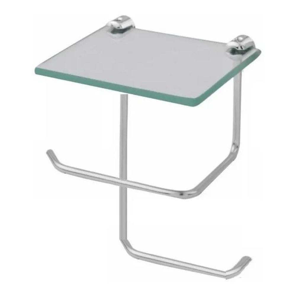 Papeleira Para Banheiro Dupla Porta Objetos