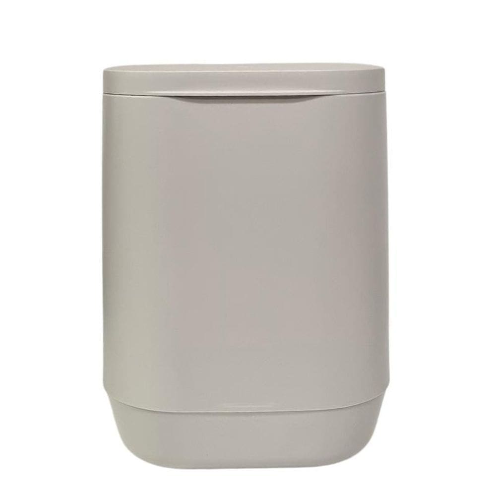 Lixeira Aura Suspensa Piso/Parede Com Tampa Fixação Adesiva