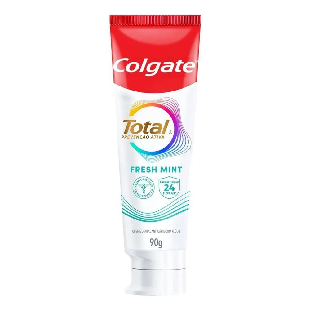 5X Creme Dental Colgate Total Fresh Mint 90G