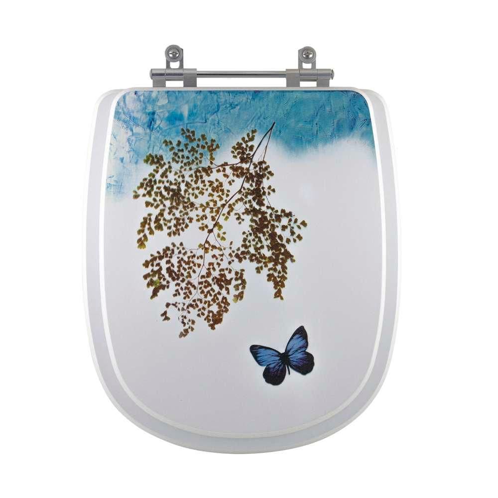 Assento Sanitario Decorado Borboleta Donna para vaso Santamarina