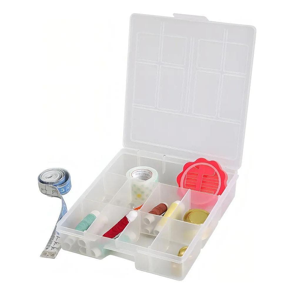 Caixa Organizadora E Armazenamento Plastico Multiuso Com 09