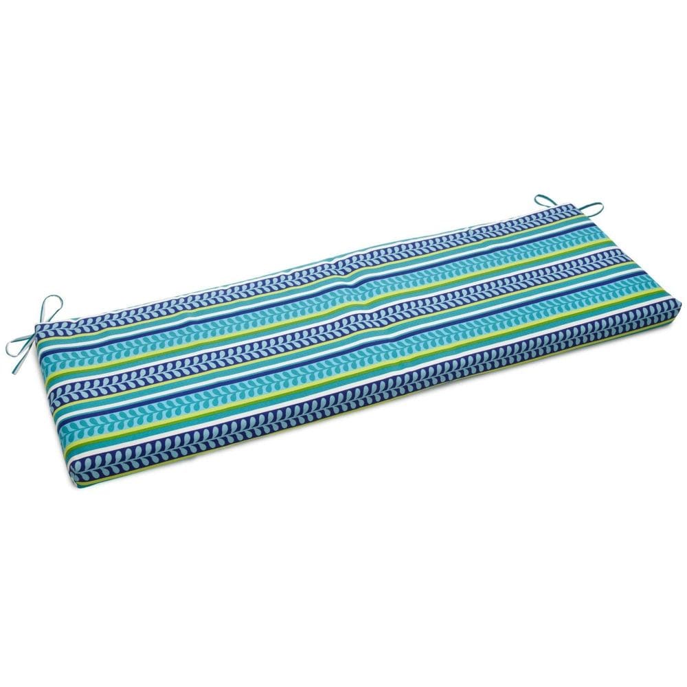 Almofada de banco ao ar livre Blazing Needles Pike Azure 145x48x9 cm