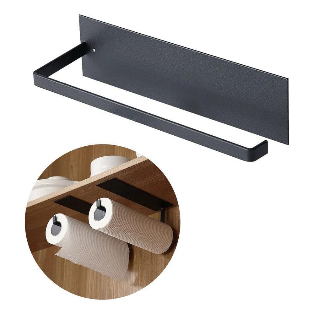 Porta Papel Toalha Multiuso Ferro Suporte Parede De Cozinha