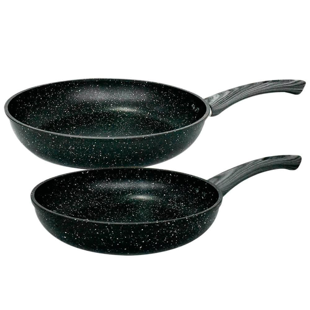 Conjunto De Frigideiras Zebra Indução Cerâmica 20Cm E 24Cm