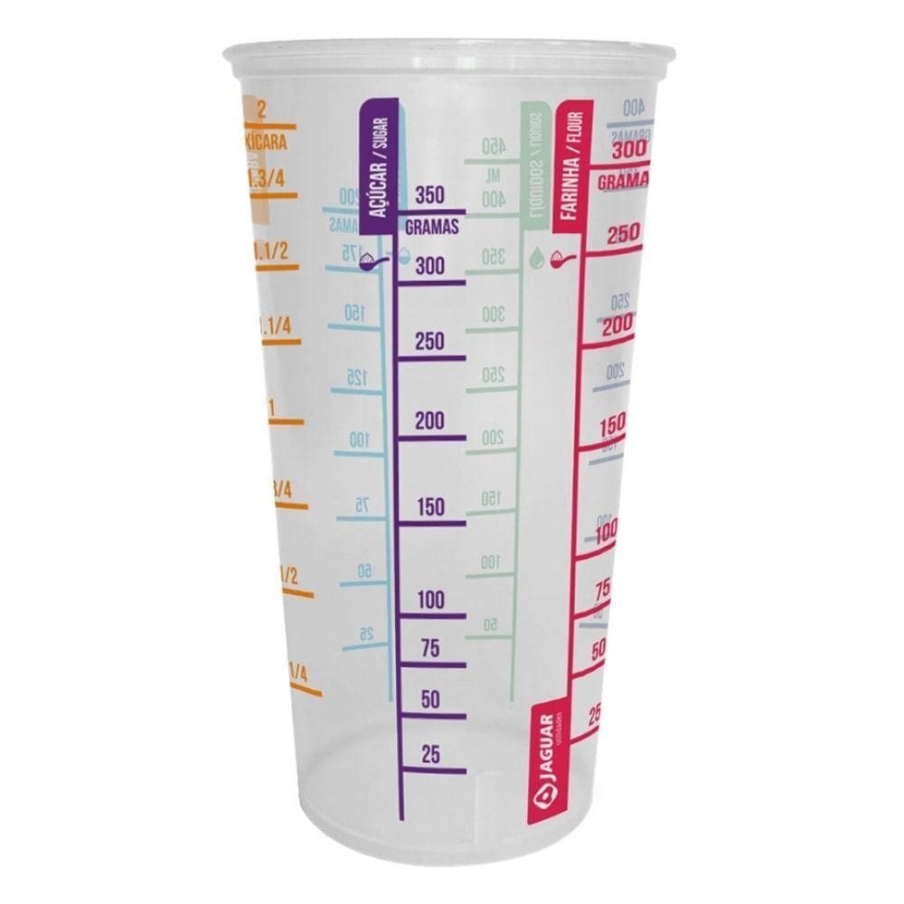 Copo De Medição Plástico Medidor Dosador 500Ml 3205 Jaguar