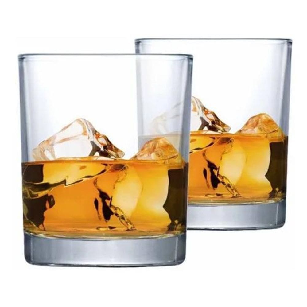 2X Kit Copo Prestige On The Rocks Whisky 2Pçs 340Ml, Ruvolo