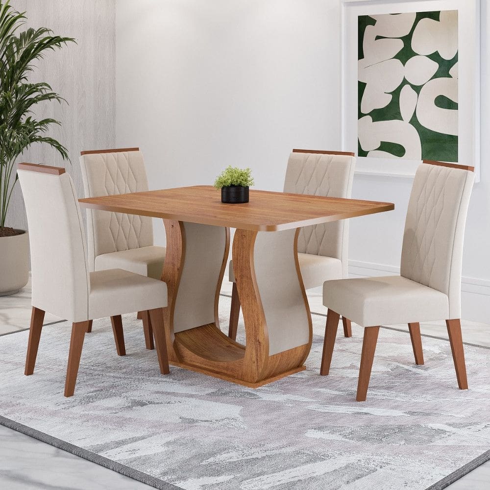 Guarda Roupa Casal Triplex Thor 10 Portas MDP Freijó