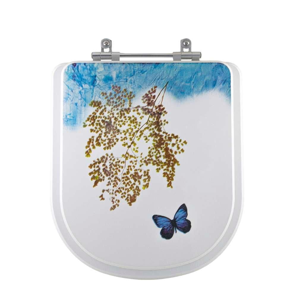 Assento Sanitario Decorado Borboleta Lille para vaso Sensea