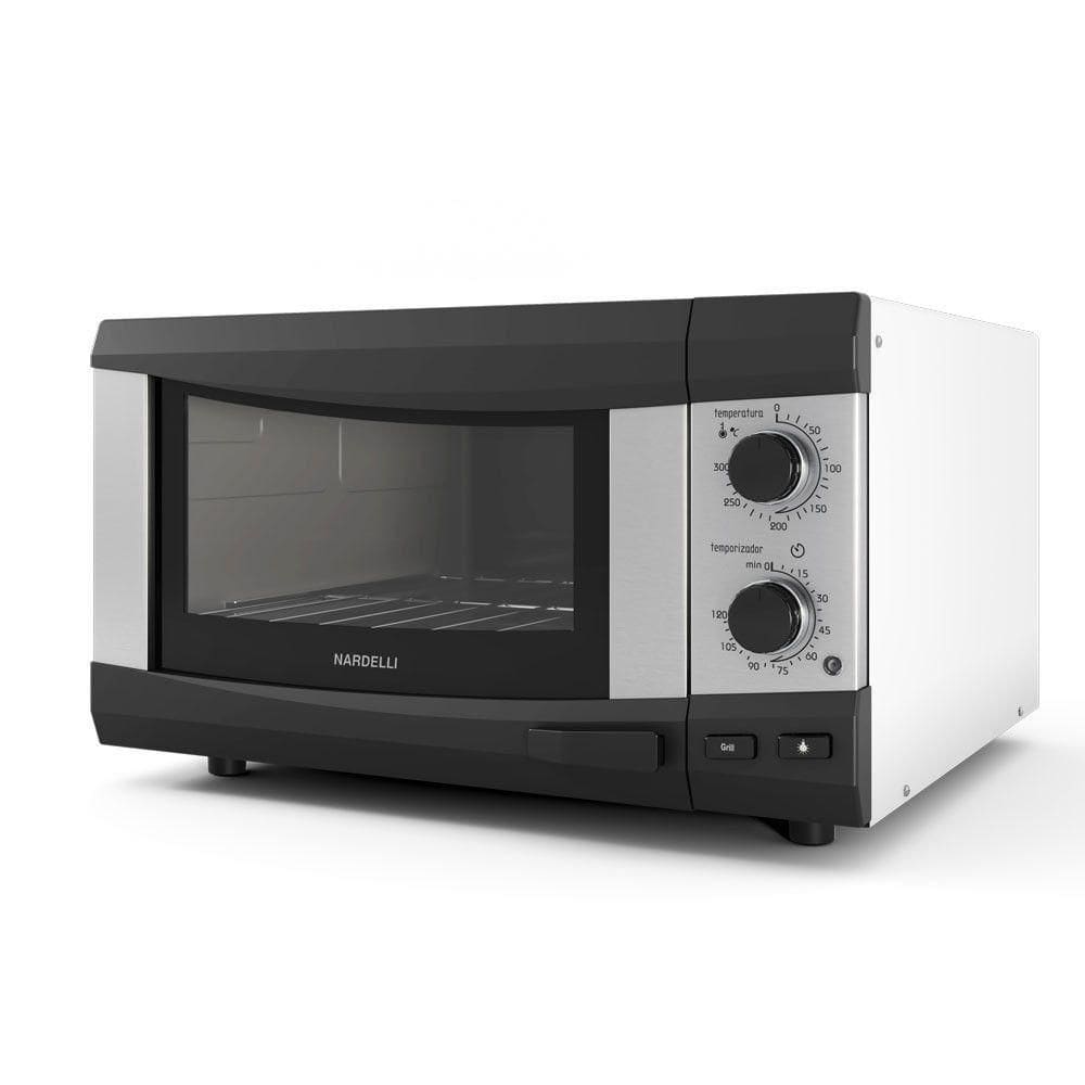 Forno Nardelli Elétrico Bancada Super New Black Inox 45l Black Com Inox 220V
