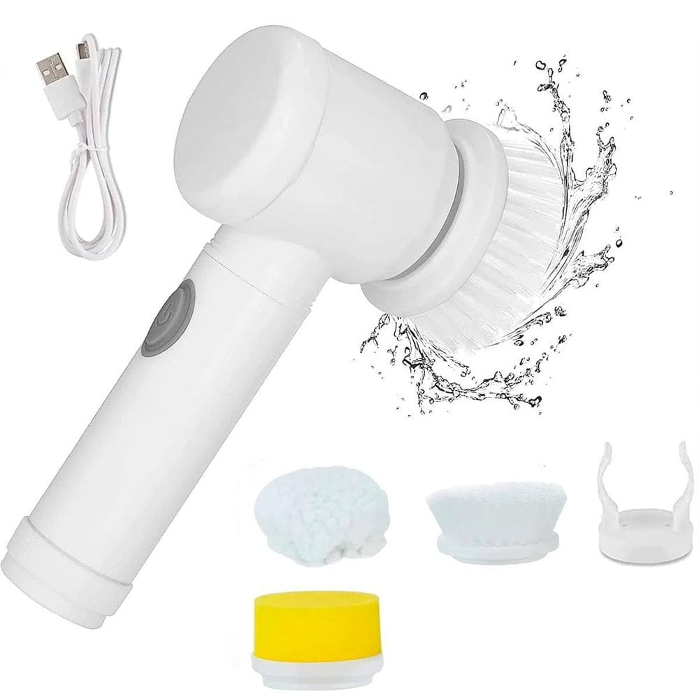 Escova 360º Usb Super Azulejo Microfibra Ajustável Limpeza