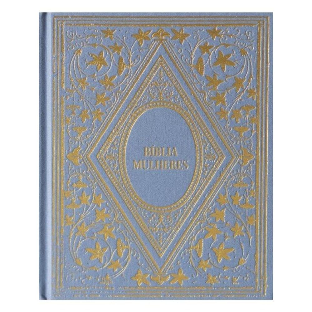 Bíblia Mulheres Naa - 1 Coluna Capa Dura Vintage Azul