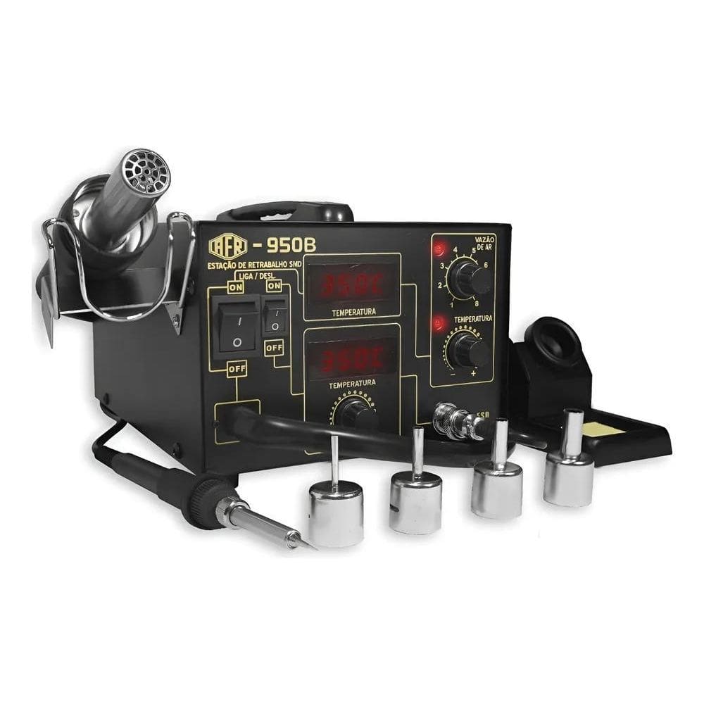 Estação De Solda E Retrabalho Afr Digital D Preto 220V