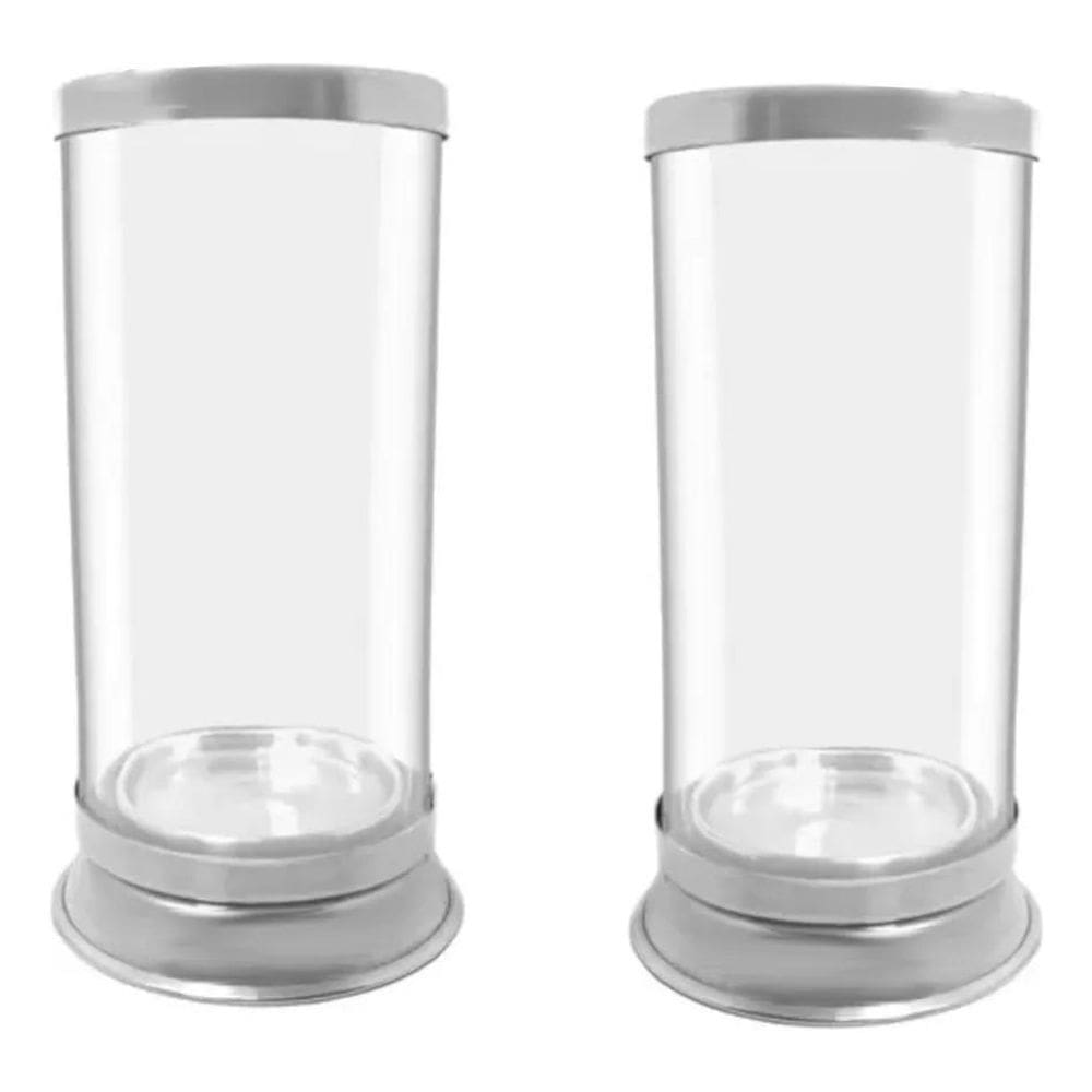 Copo Porta Vela Castiçal Suporte De Vela 7 Dias Palito 2 Und