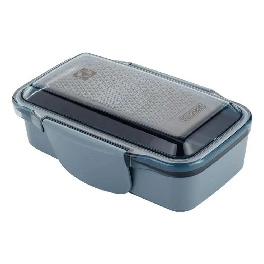 2X Marmita Lunch Box Tampa Easy Open Electrolux 2Em1 Preta