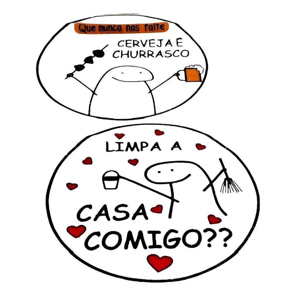 Pano De Prato Estampado Flork Bento 10 Unidades