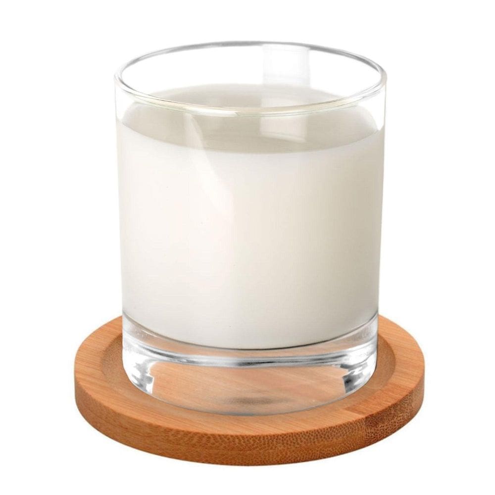 Kit 6 Porta Copos Redondos De Bambu