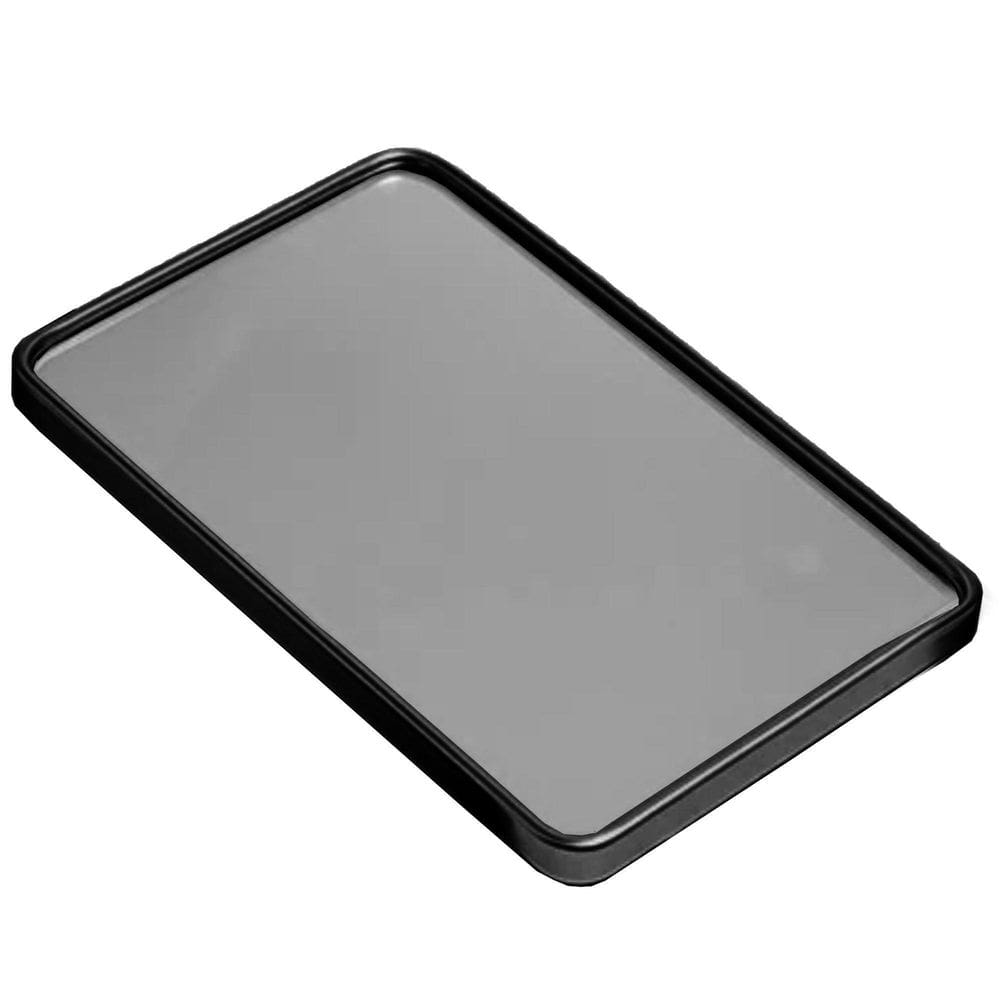 Bandeja Espelho Decorativa 30X20Cm Espelho Multiuso Preto