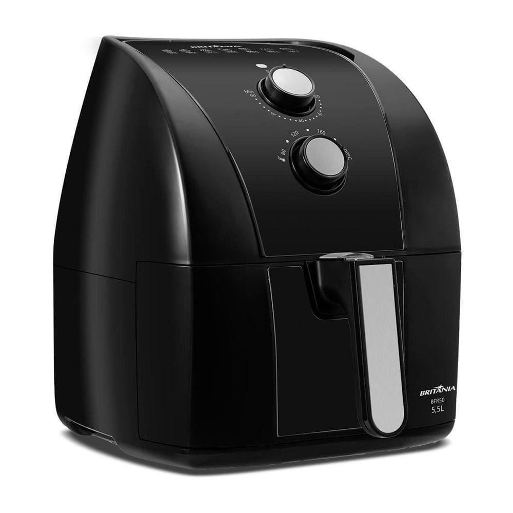 Fritadeira Elétrica Britânia Air Fryer BFR50 5,5L Preta 110V
