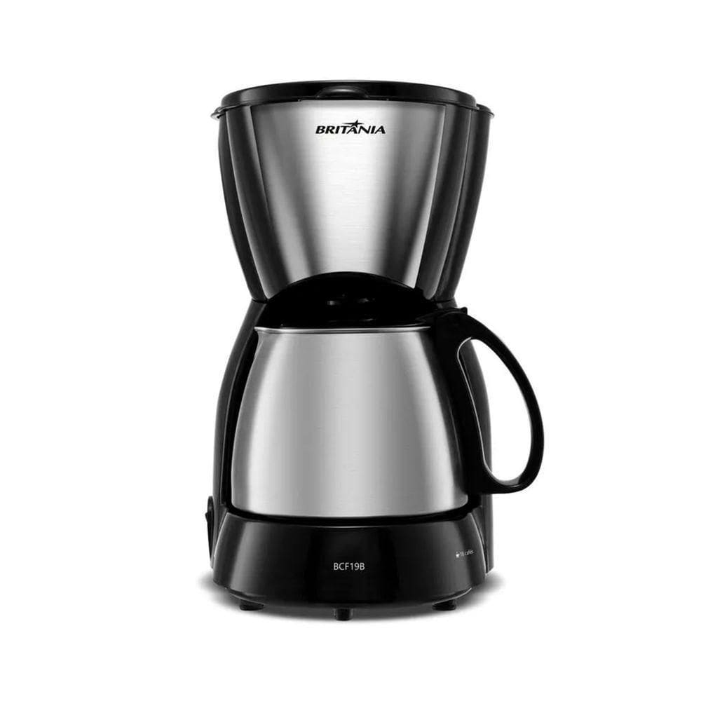 Cafeteira Britânia 18 Cafézinhos Jarra De Inox Bcf19b 220V